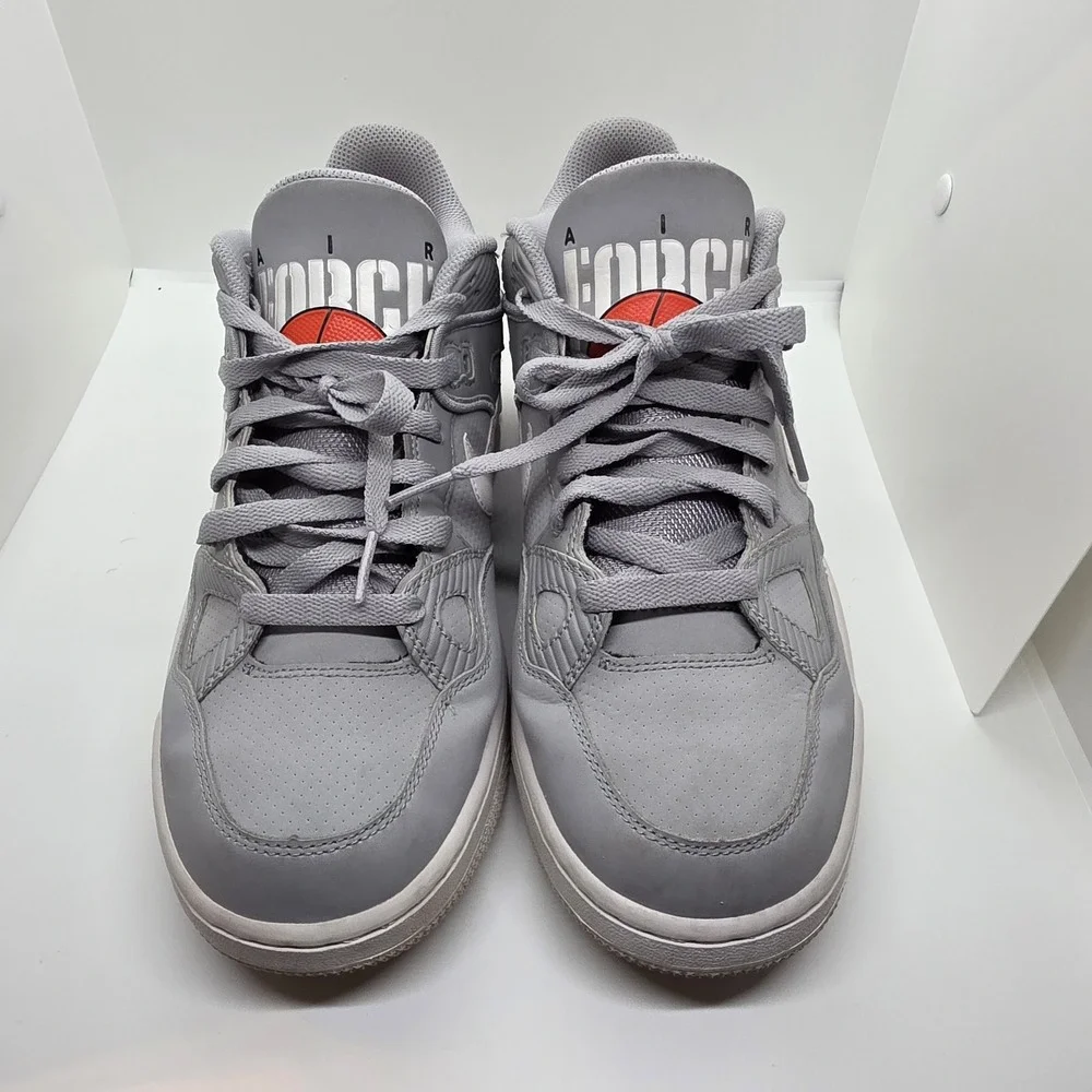 Nike Air Force III Low Wolf Grey White Men's Size 11 Sneakers 313640-002